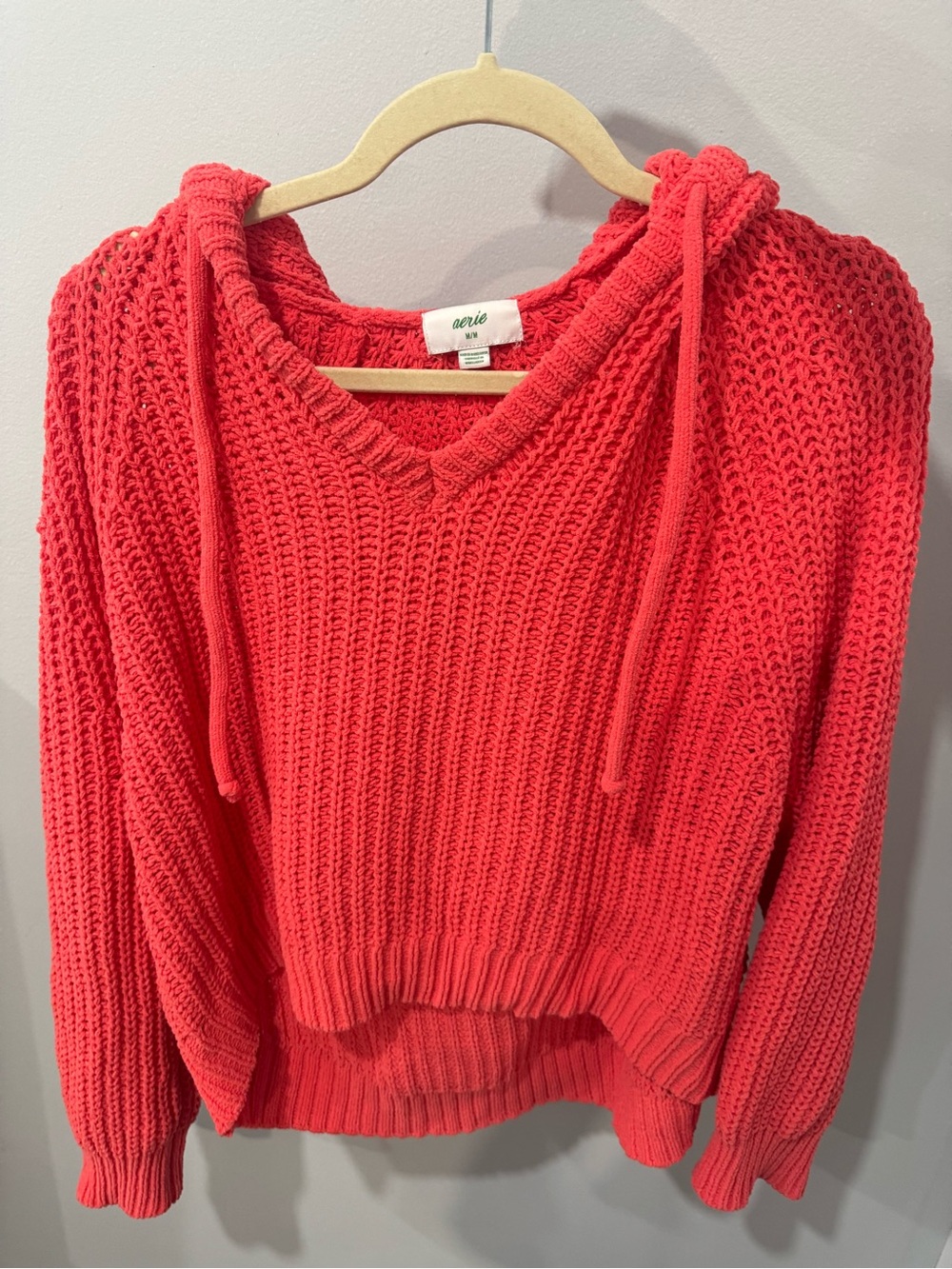 Coral Pink Aerie Sweater